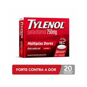 Tylenol 750mg 20 Comprimidos