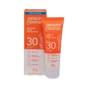 Protetor Solar Facial Diário FPS 30 Cenoura & Bronze 50g
