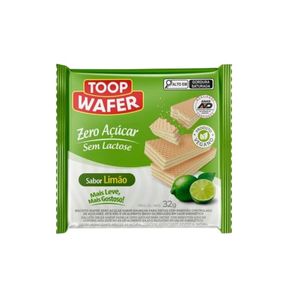 Wafer Toop Zero Açúcar Limão 32g
