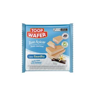 Wafer Toop Zero Açúcar Baunilha 32g