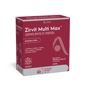 Suplemento Vitamínico Zirvit Multi Max 60 Comprimidos Arese
