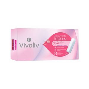 Absorvente Interno Vivaliv Mini 8 Unidades