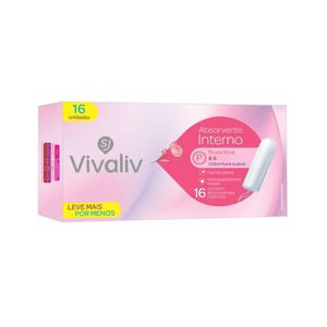 Absorvente Interno Vivaliv Mini 16 Unidades