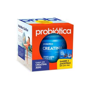 Creatina 300g + 2 Pure Whey Probiótica Amostra Grátis