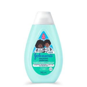 Condicionador e Máscara Infantil Johnsons Baby Blackinho Poderoso 380ml
