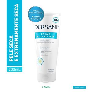 Dersani Creme Hidratante com Vitaminas A e E 200ml Megalabs