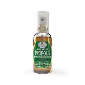Spray De Própolis Mel Menta e Gengibre 30ml Apisvida