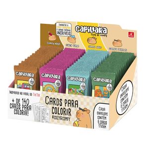 Cards para Colorir Capivara Sortidos