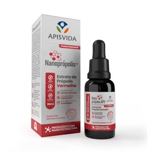 Extrato de Própolis Vermelho Apisvida Gotas 20ml