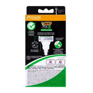 Aparelho de Barbear Bic Flex 5 Sensitive 1 Unidade + 2 Cargas