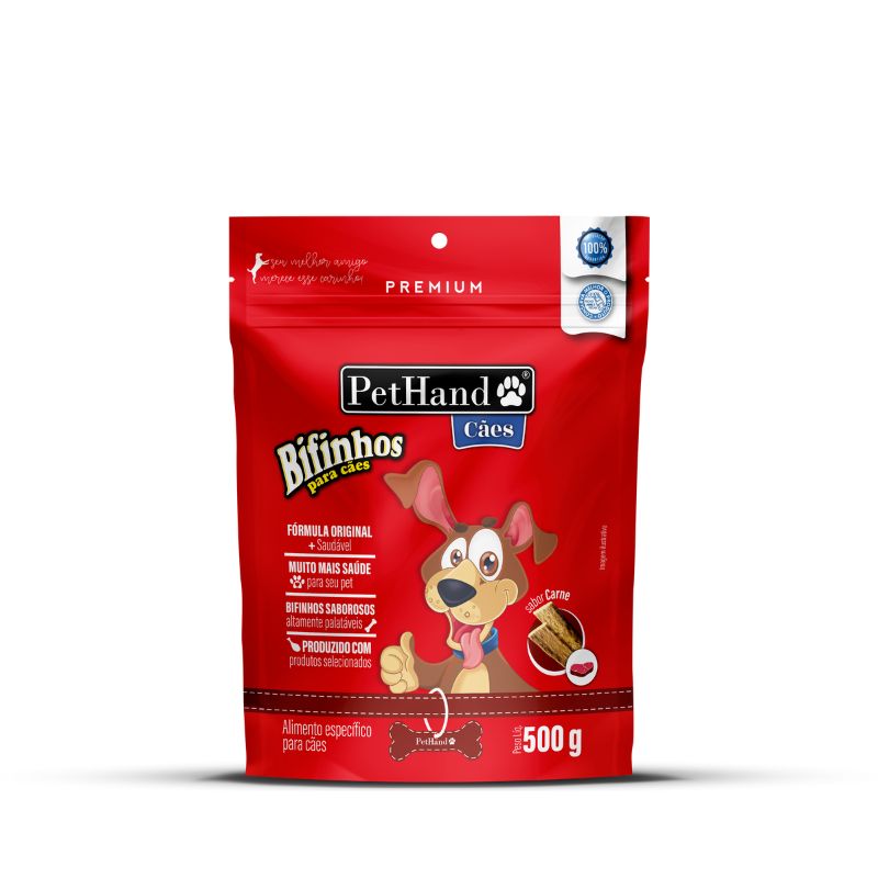 Bifinho PetHand para Cães Sabor Carne 500g