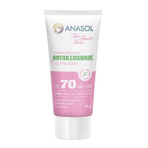Protetor Facial Anasol Antioleosidade Clareador TSD FPS70 40g