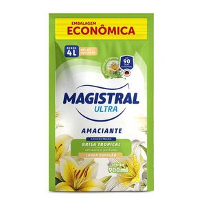 Amaciante de Roupa Magistral Ultra Concentrado Brisa Tropical Refil 900ml