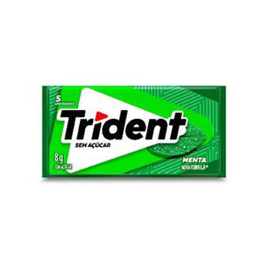 Chiclete Trident Menta Sem Açúcar 8g