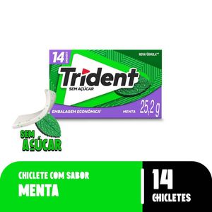 Chiclete Trident Menta 25,2g
