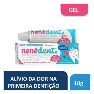 Nenê Dent N Lidocaína + Polidocanol + Tintura de Camomila Gotas 10g Kley Hertz