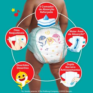 Fralda Pampers Supersequinha Tamanho P 42 Unidades