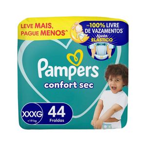 Fralda Pampers Confort Sec Tamanho XXXG 44 Unidades