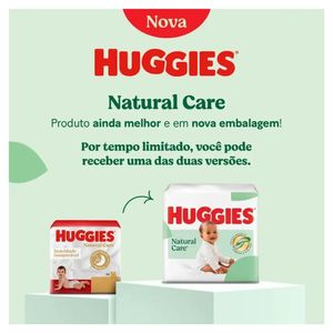 Fralda Huggies Natural Care P 36 Unidades