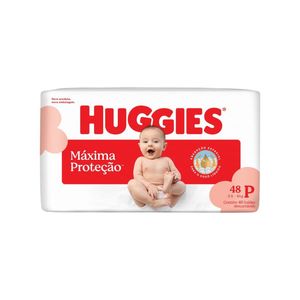 Fralda Huggies Máxima Proteção Mega P 48 Unidades