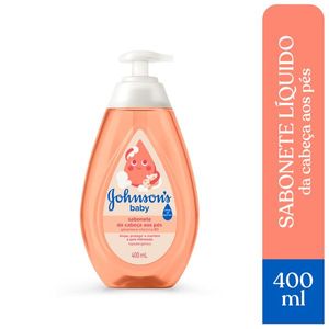 Sabonete Líquido Johnsons Baby Infantil Glicerina Cabeça aos Pés 400ml