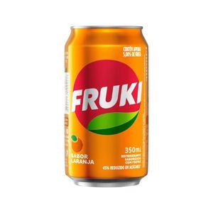 Refrigerante Fruki Laranja Lata 350ml