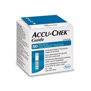 Tiras de Glicemia Accu-Chek Guide 50 Unidades Roche