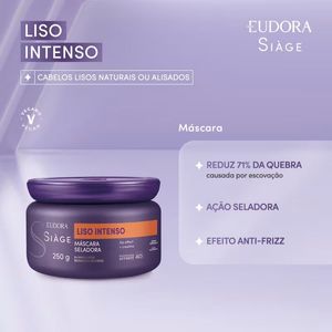 Máscara Capilar Eudora 4D Liso Intenso 250g
