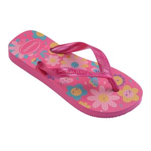 Chinelo Havaianas Kids Flores Rosa 29/30