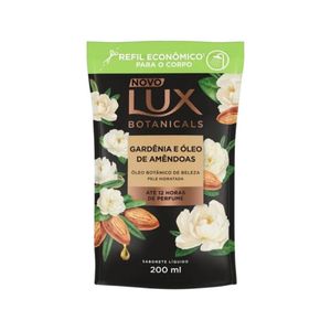 Refil Sabonete Líquido Lux Botanicals Gardênia e Óleo de Amêndoas 200ml