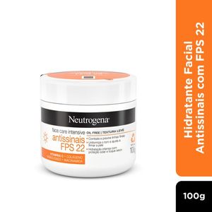 Creme Hidratante Facial Neutrogena Antissinais FPS 22 Reparador 100g
