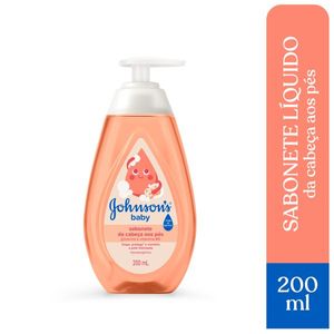 Sabonete Líquido Infantil Johnsons Baby Glicerinado 200ml