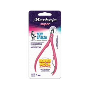 Alicate de Cutícula Merheje Basic Rosa