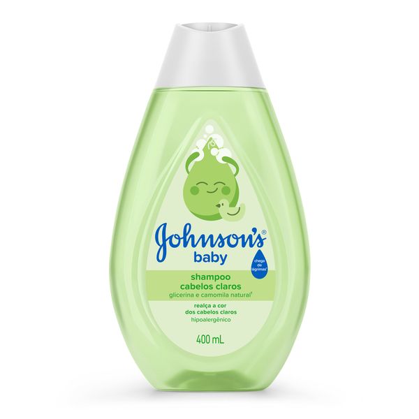 Shampoo Para Bebê Johnson's Baby Para Cabelos Claros, 400ml