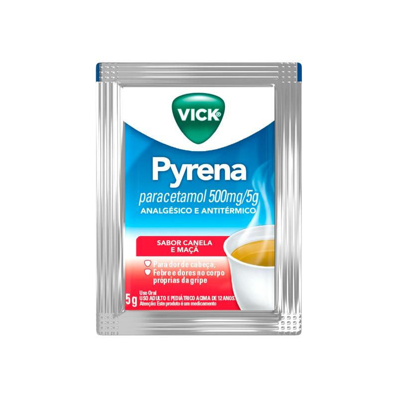 Encontraproduto.com.br - Vick Pyrena Maçã e Canela Chá Envelope 5g