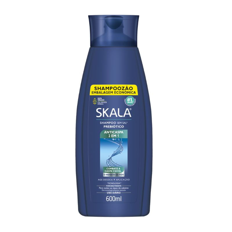 Shampoo Skala Big Anticaspa 2 em 1 600ml