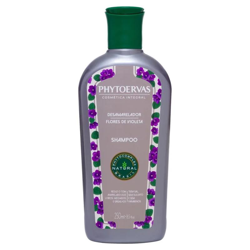Shampoo Phytoervas Desamarelador Flores de Violeta 250ml