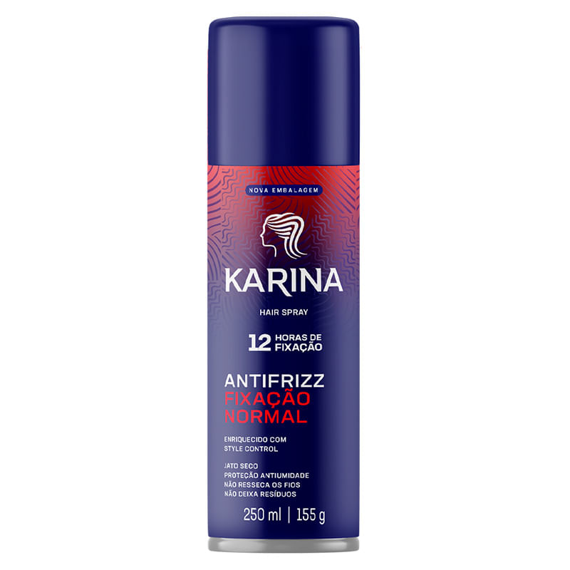 Spray Fixador Capilar Karina Normal 250ml
