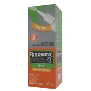 Rinosoro XT 0,9% Solução Nasal Spray 50ml Hypera