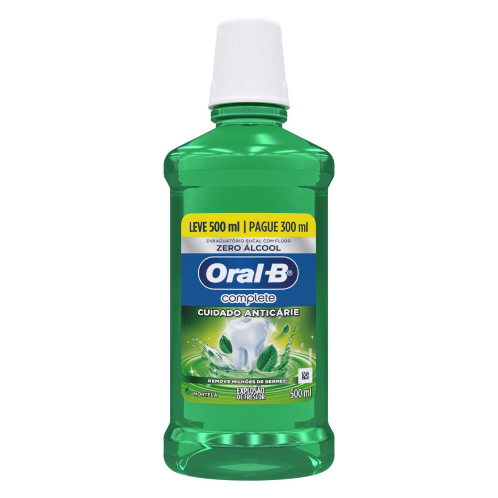 Enxaguante Bucal Oral-b Complete Hortelã 500ml