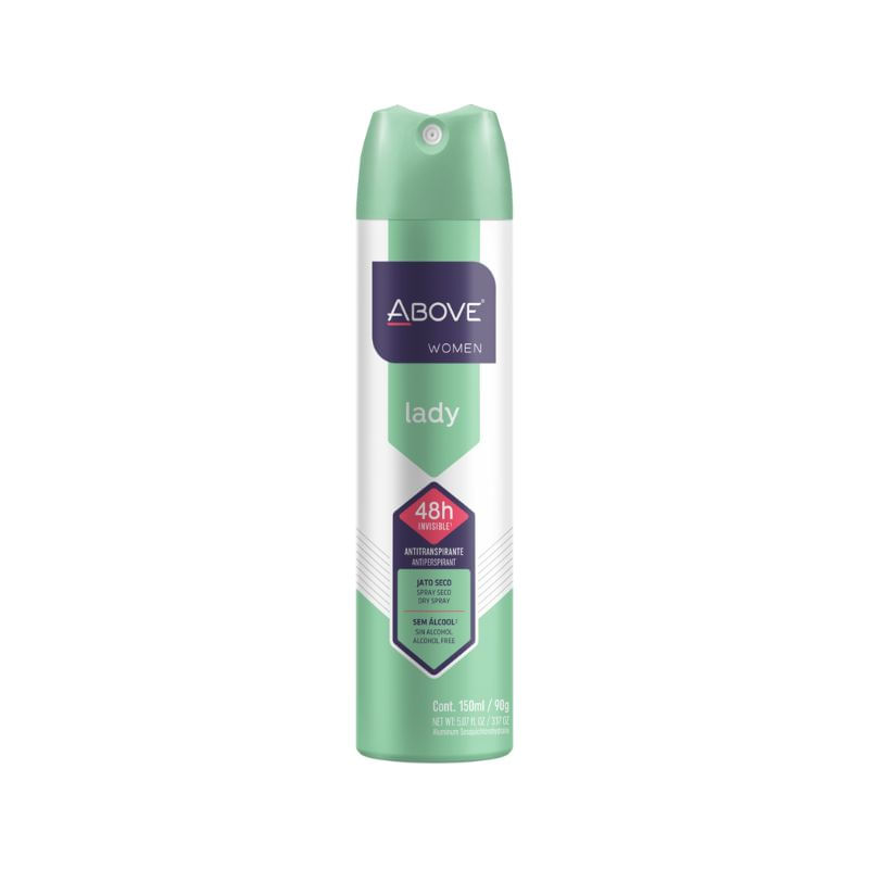 Desodorante Aerossol Above Lady Alum 150ml