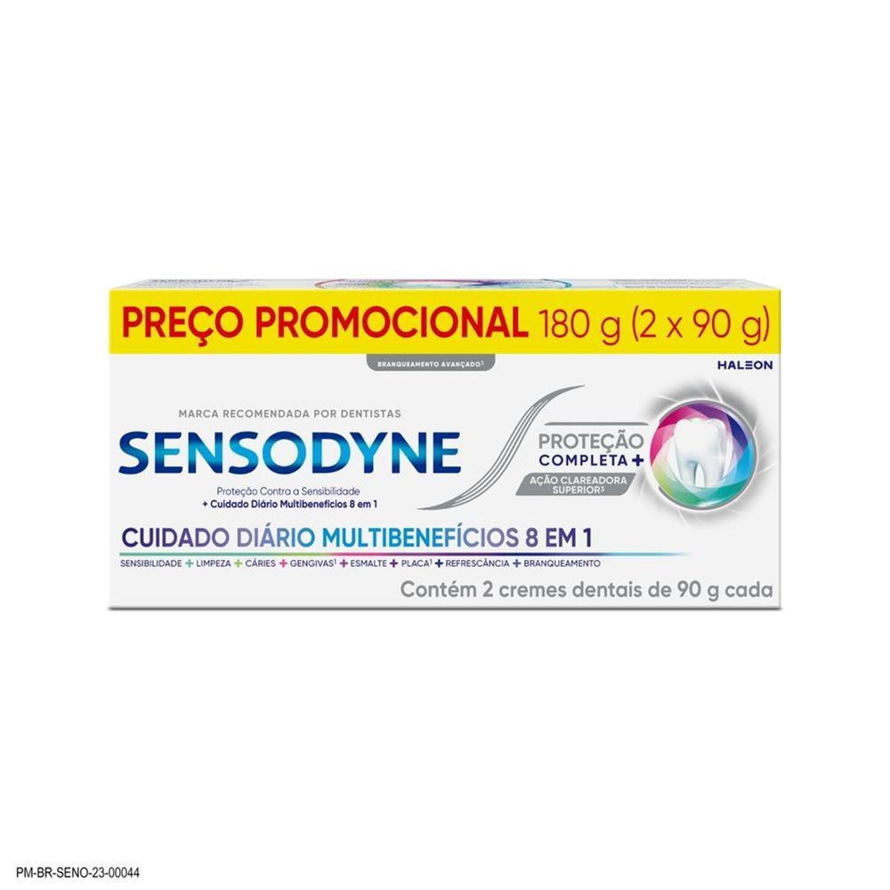 Kit Creme Dental Sensodyne Proteção Completa 90g 2 Unidades