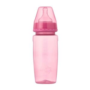 Mamadeira Neopan Colorpan Bico Convencional Rosa 300Ml