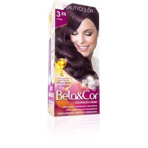 Coloração Creme Bela&Cor 3 66 Violeta