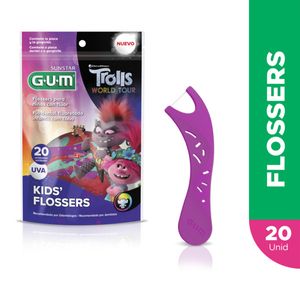 Flosser Infantil para Limpeza dos Dentes G.U.M 20 Unidades