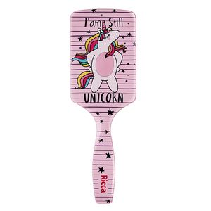 Escova Cabelo Ricca Racket Unicorn 2417