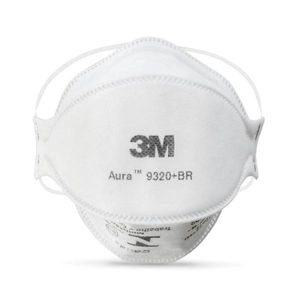 Máscara Descartável 3M Aura Respirador 9320 Branco