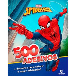 Livro Marvel Homem Aranha 500 Adesivos