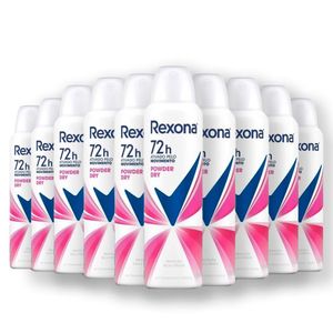 Kit Desodorante Rexona Aero 150ml Powder - 10 Unidades