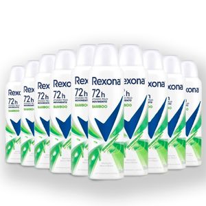 Kit Desodorante Rexona Aero 150ml Bamboo e Aloe Vera - 10 Unidades